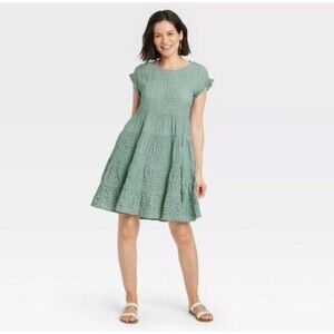 Knox Rose Babydoll Tiered Dress Size XS Womens